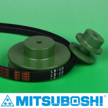 Best seller pulley for timing, flat, round and V belt by Mitsuboshi Belting and NBK. Made in Japan (v belt pulley sizes)